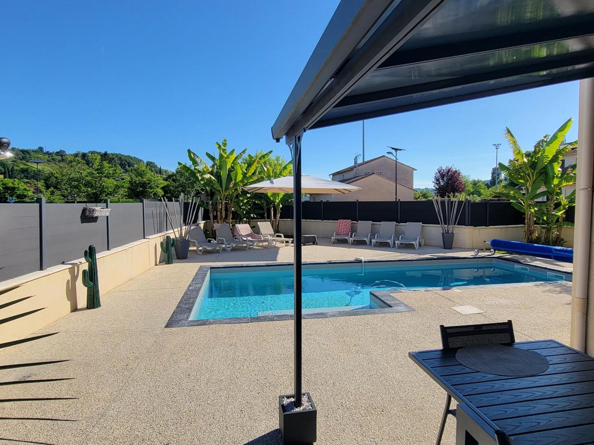 Villa Des Oliviers Sublime Villa Avec Piscine Chauffee Et Privee Et Baby Foot Bon-Encontre Exterior foto